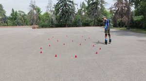 RolleRProPelleR | 12 крутых разворотов спиной вперёд на роликах