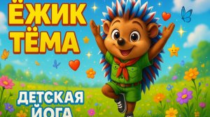 Детская Сказка: Ёжик Тёма Учит Зарядке 🌈 Веселый Мультфильм для Детей | Мультик для Малышей