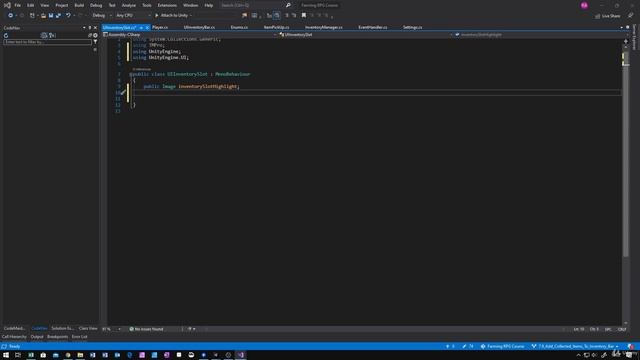 27 - Add Collected Items To Inventory Bar - Unity 2D Game Developer Course Farming Rpg смотреть онлайн