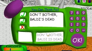 Baldi's Dead - Baldi's Basics Мод.