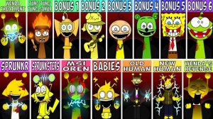 INCREDIBOX SPRUNKI 💉 | ВСЕ WENDA ПЕРСОНАЖИ! 🩸🌟 СЕКРЕТНЫЙ АРХИВ!