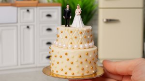 Мне заказали Свадебный МИНИ ТОРТ! 😱🎂 Готовлю Мини Торт! 🥰 Мини Кухня