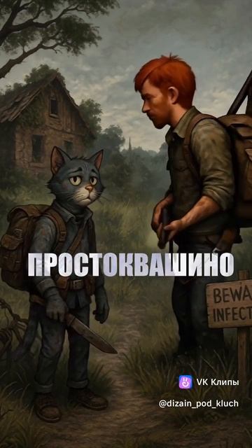 Герои мультиков в стиле игры/фильма "Одни из нас" (The last of us)