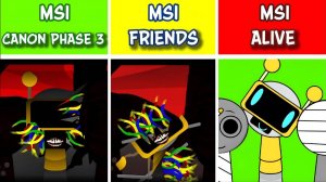 INCREDIBOX SPRUNKI 💀 | MSI PHASE 3 ALIVE! ❤️🎛️ ОЖИВШИЙ КАНОН?