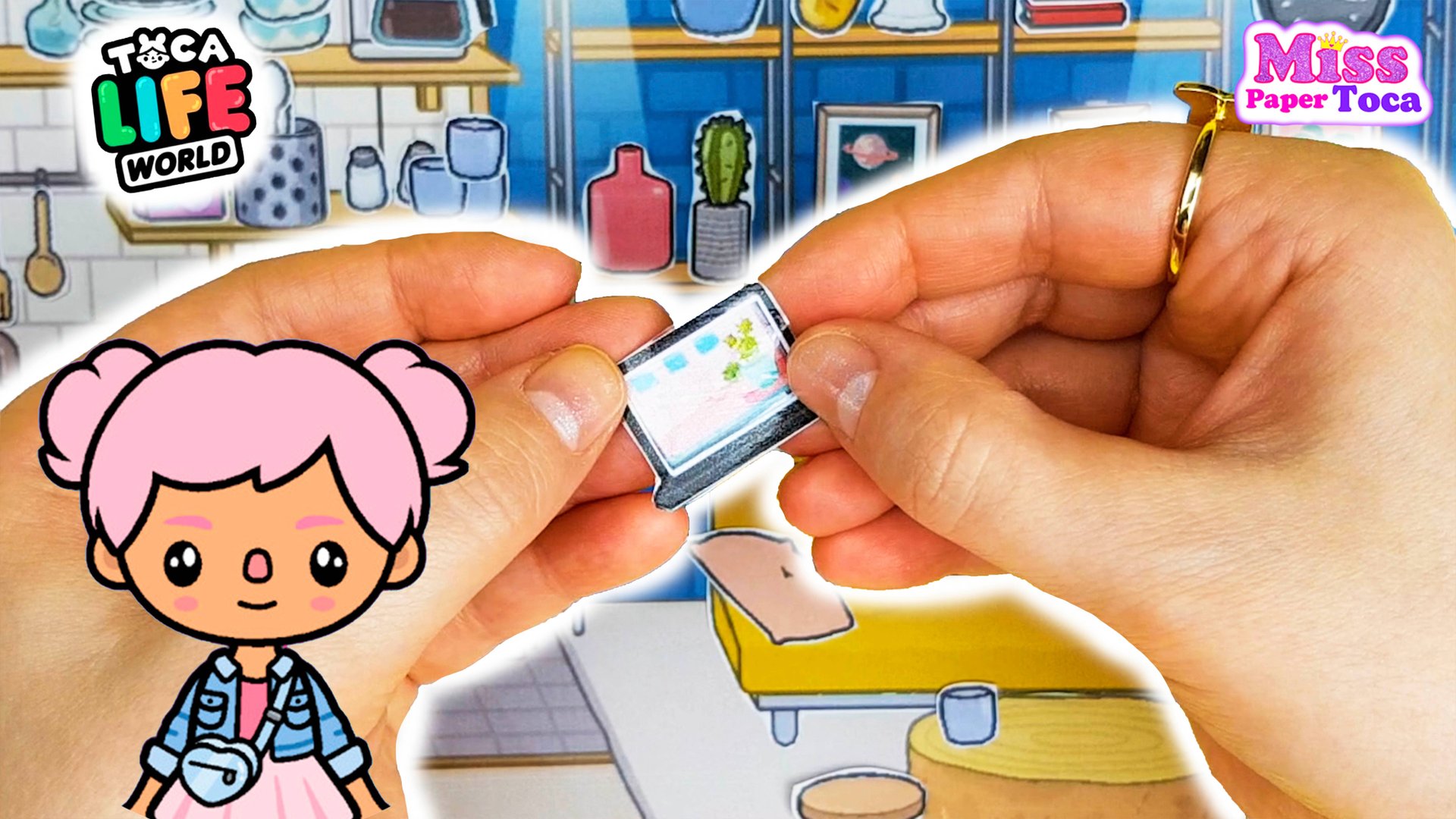 Бумажная Тока Бока Квартира ИСТОРИЯ и ОБЗОР / Бумажные схемы Тока Бока