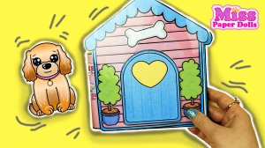 Обзор Бумажного домика для собачки / Бумажные  схемы.