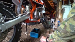 замена масла питбайк Kayo TT 125