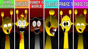 🧠 EVERY Sprunki Characters From Wenda Treatment ｜ All New Versions Comparison