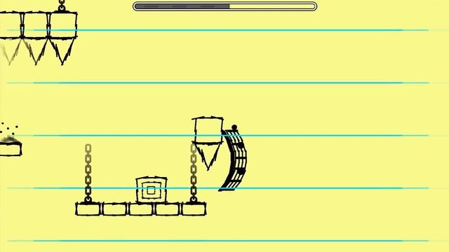 Нарисованный + PIANO COVER BASE AFTER BASE Geometry Dash смотреть онлайн