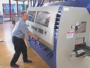 Настройка четырехстороннего станка Weinig Unimat 1000 с автоматическим управлением.
