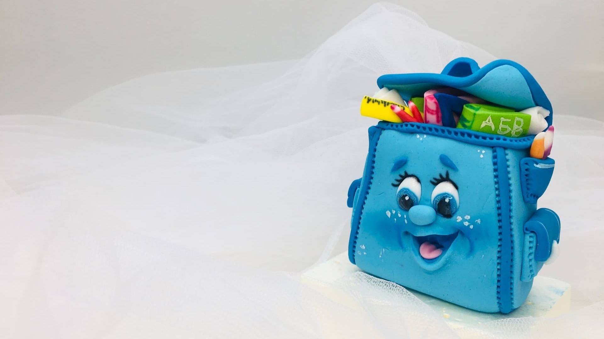 рюкзак из мастики. Фигурка на торт МК. ТанинТорт. смотреть онлайн