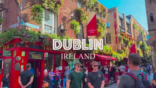 🇮🇪 Дублин, Ирландия - прогулка по городу пабов / 20255