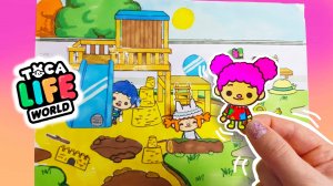 История В Детском Саду / Бумажная Тока Бока Схемы