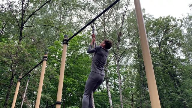 Кросс-тренинг для бегунов на длинные дистанции || Лазание по канату :) смотреть онлайн