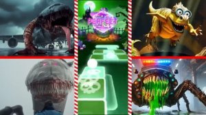 ЗАРАЖЕННОЕ НЕБО 🆚 Миньон-динозавр 🆚 Зараженное небо 🆚 Полицейская машина 🎶 Прыжок по плиткам