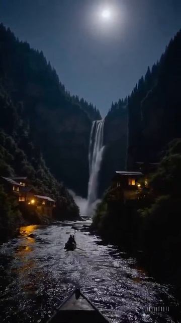 Водопад под Луной / Moonlit Waterfall Escape — Лилия Любимова «Крылья ночи 2025» смотреть онлайн