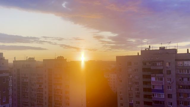 Рассветы в Краснодаре, только просыпающееся солнышко и пение птиц смотреть онлайн