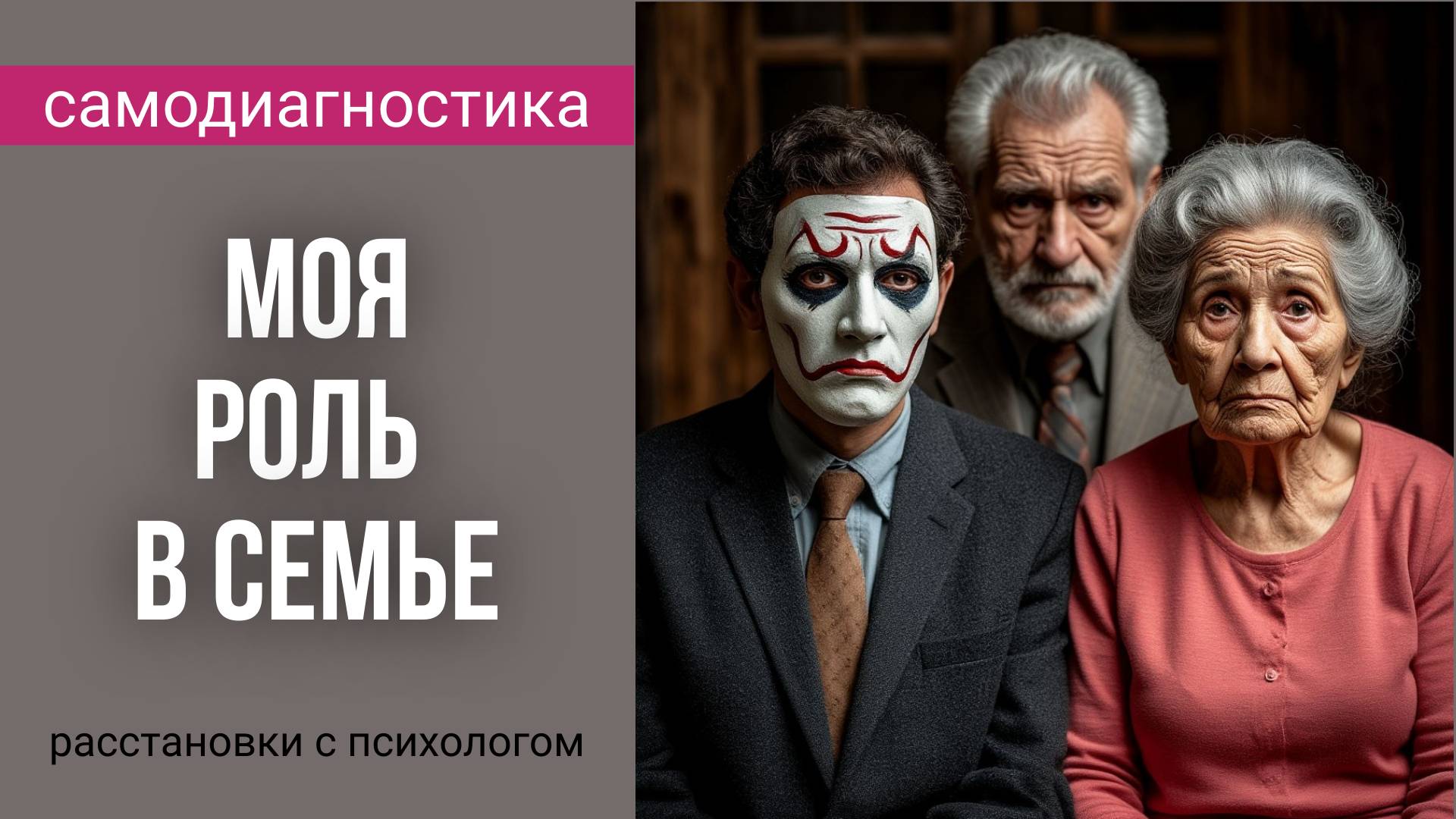 Расстановка себе. Как моя роль в семье влияет на мою цель