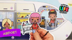 Бумажная Тока Бока Самолет Аэропорт  /  Бумажные схемы Тока Бока