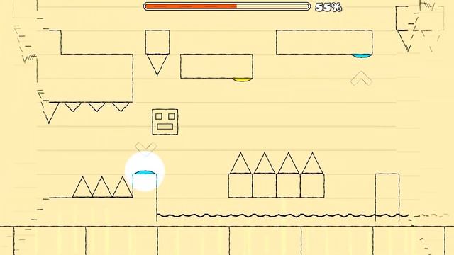 Нарисованный 100% xStep Geometry Dash смотреть онлайн