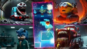 ТОМАС ПОЖИРАТЕЛЬ ПОЕЗДОВ!🆚 Пародия на ЯДОВИТЫХ миньонов🆚 соник🆚 Кошмар Молнии Маккуина