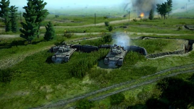 T26E4 SuperPershing за работой|Игрушечные войны|Gates Of Hell Ostfront