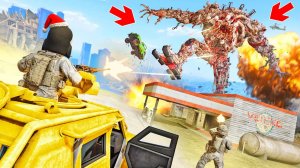 Зомби-мутант напал на базу выживших в gta 5 online ! выживание в зомби апокалипсисе в гта 5 !