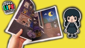 Тока Бока Уэнсдей . Обзор Бумажного дома Тока Бока /  бумажные схемы Тока Бока