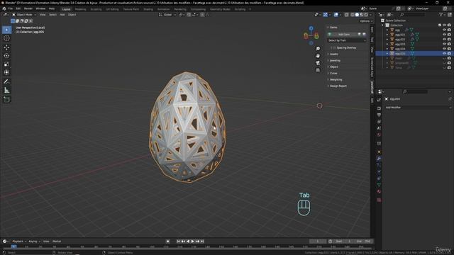26. 2.10-Modifiers examples – Facetting with decimate смотреть онлайн