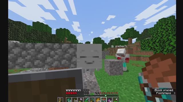 Выращивание дружелюбного гаста и драка с эндерменами в майнкрафт 1.21.6 смотреть онлайн