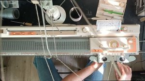 Японская вязальная машина BROTHER KH-871 проверка всех видов вязания