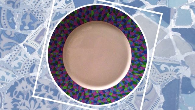 Роспись в стиле мозаики гауди