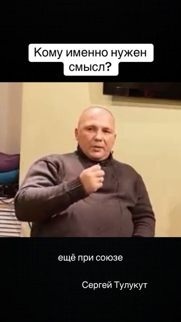 Зачем вам смысл?
Кто вбил в голову, что человеку нужна цель? С детства зомбоящик говорит- ты должен смотреть онлайн