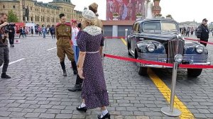 Красная площадь Москва. Москва встречает Победу! 20 единиц военной и гражданской техники из музея