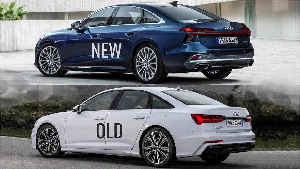 Audi A6 C9 Sedan 2026 vs Old Audi A6 C8 Sedan 2018 VAG-UPGRADE.RU смотреть онлайн