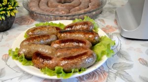 Так готовлю необыкновенно вкусную, любимую миллионами, нежную и сочную домашнюю колбаску.
