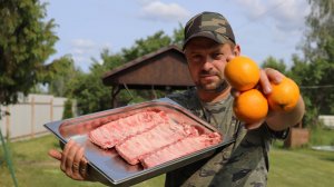 Свиные ребрышки к пенному в апельсиновом соусе