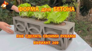 Форма для бетона своими руками идеи для дачи и сада вариант (269)