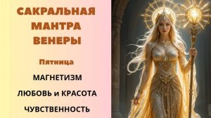 Сакральная Мантра. Венере.  Пятница