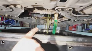 Замена масла в вариаторе TR580 SUBARU