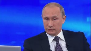 16 апреля 2015 года. Прямая линия с Президентом России Владимиром Путиным.
