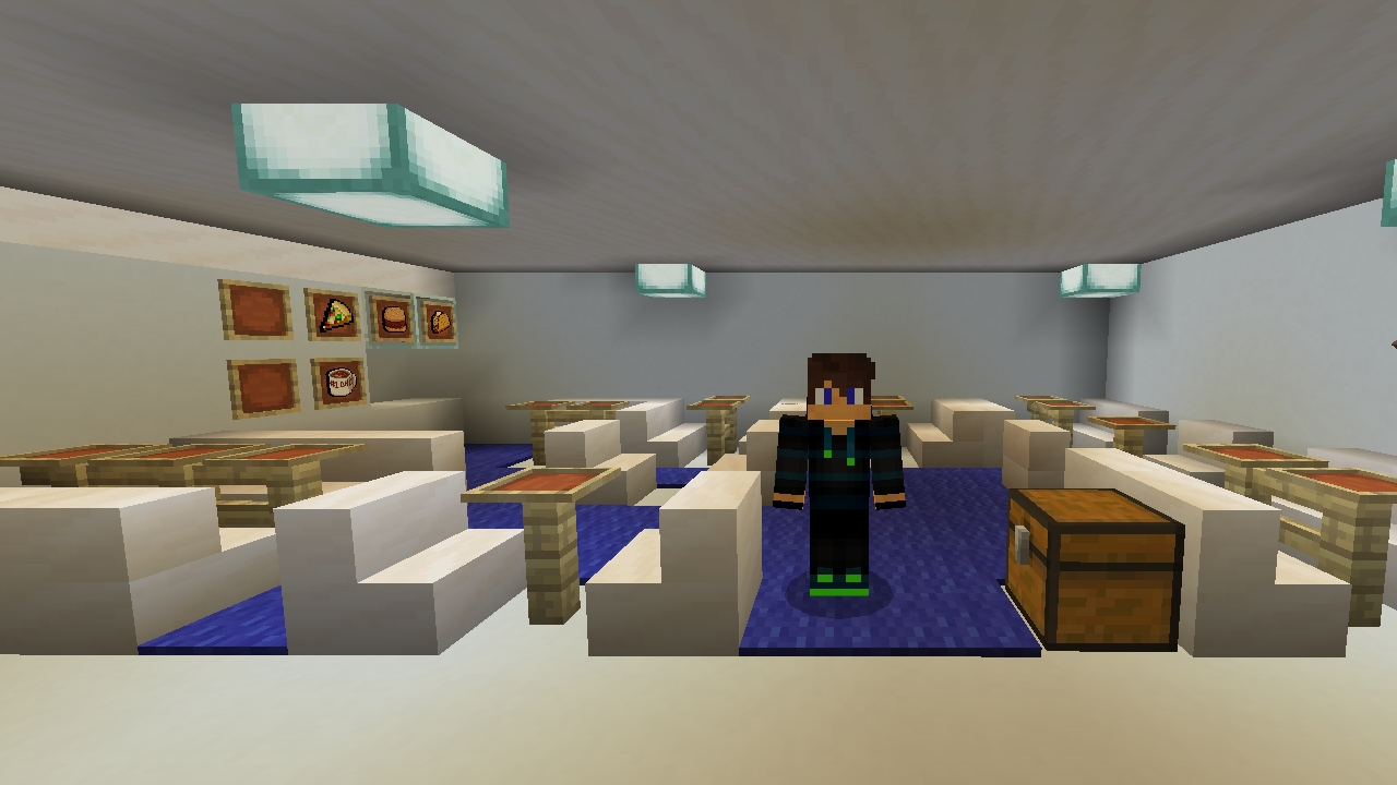 Я построил в магазине пиццерию в Майнкрафт {Белчёнок™}