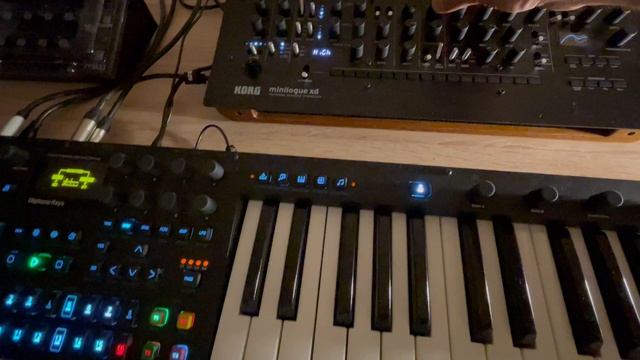 Korg Monologue Meets Digitone Keys