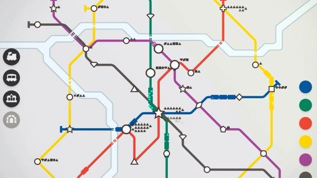 Играем в Mini Metro в креативе. смотреть онлайн