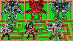 Какой выбрать лабиринт для ТЕЛЕВИЗИОНЩИКА ТИТАНА в игре SURVIVAL MAZE против туалета SKIBIDI в МАЙН