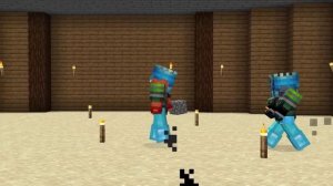 Майнкрафт королевская битва на 100 человек ч2