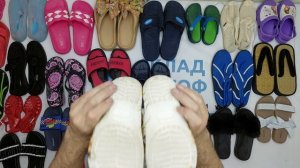 37484 Пляжная обувь, 2пак, pantofole estive, секонд (cream/extra) оптом