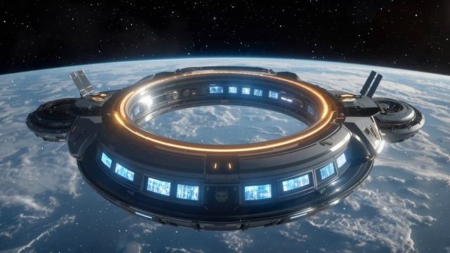 🌌 Dark Ambient Cyberpunk For Sleep & Calm Space Orbit Relaxation #DarkAmbient #Sleep