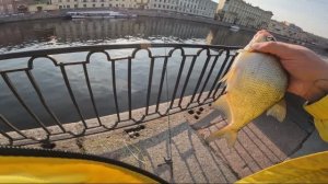 ДРОПШОТ НА ФОНТАНКЕ , ЛЕЩ НА СПИННИНГ💥💥💥