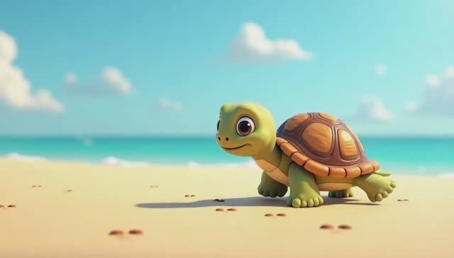 Детский мультик, Черепашка Чок-Чок – милая песенка про черепашку 🎵 смотреть онлайн